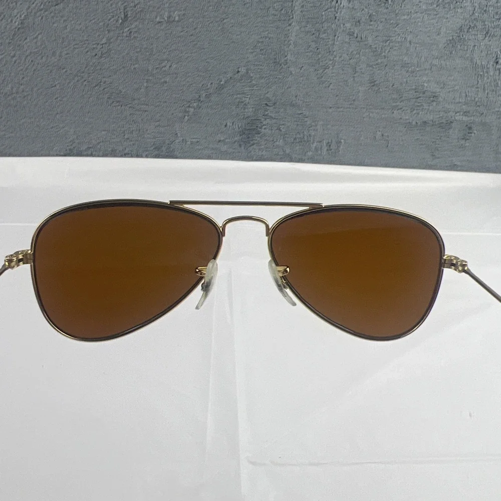Ray Ban RJ 9506S 223/71 Kids Gold Aviators Sunglass Eyeglass Frames 50 13 120